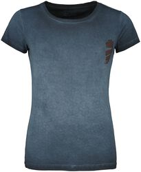 T-shirt with dagger print, Rock Rebel by EMP, T-Shirt