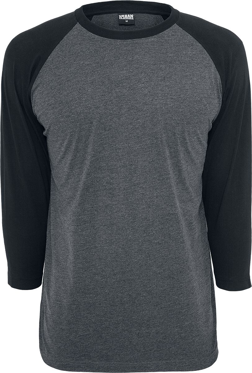 Contrast 3/4 Sleeve Raglan Tee  Urban Classics Long-sleeve Shirt