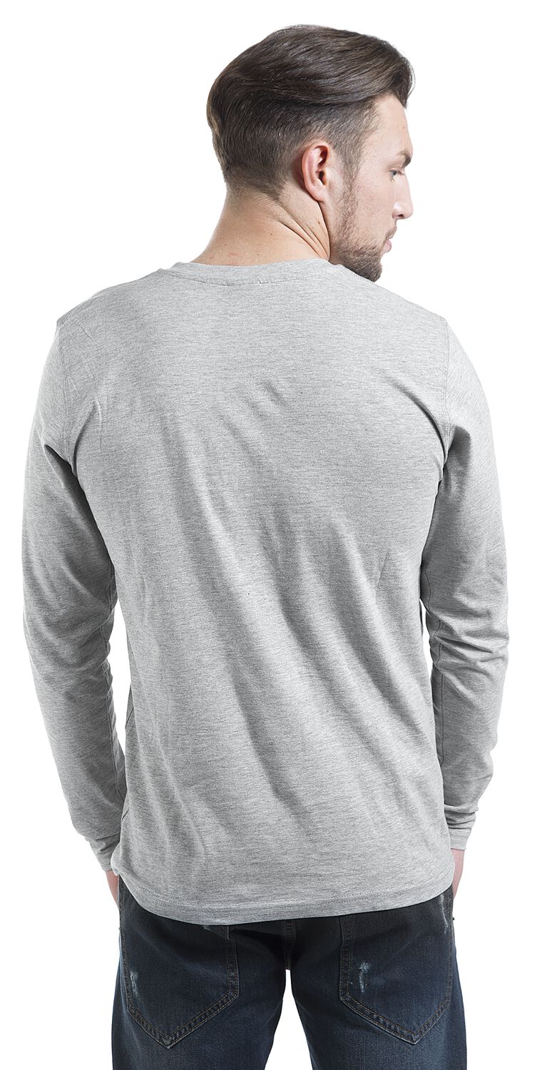 Urban Classics Basic Henley Uomo Maglia Maniche Lunghe Bianco XXL 100% Cotone Regular - 9