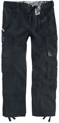 Army Vintage Trousers, Black Premium by EMP, Cargo Trousers