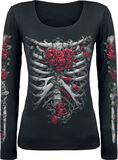 Rose Bones Longsleeve, Spiral, Long-sleeve Shirt