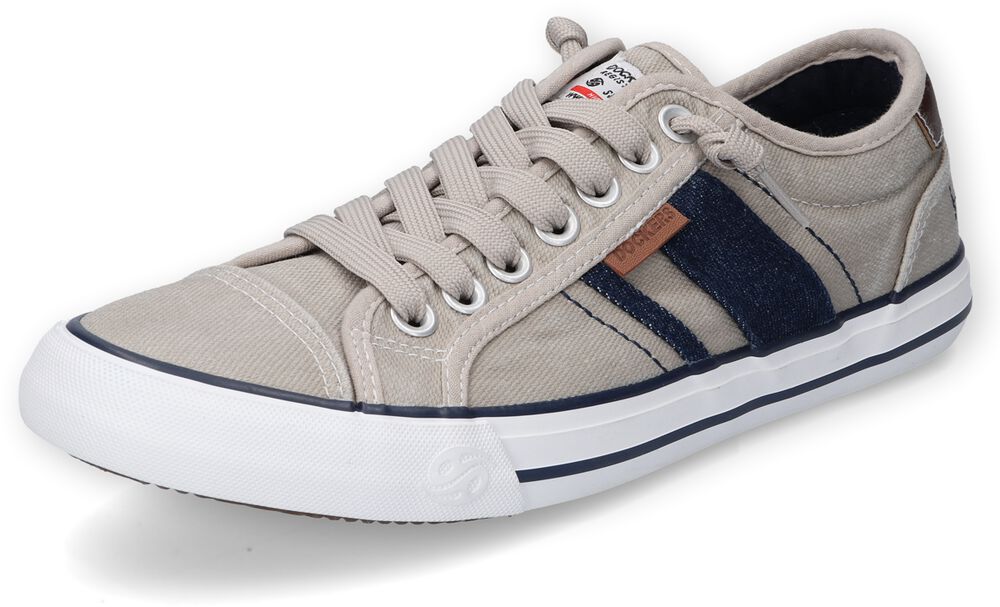 Washed Canvas Sneakers Beige