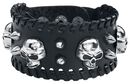 Skulls, etNox, Leather Bracelet