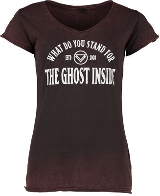 "Best Of Me" T-shirt wine red by The Ghost Inside, view 1