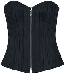 Corset with Zipper, Gothicana by EMP, Corsage