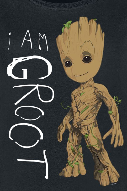 Maglietta Uomo Guardians Of The Galaxy – Groot Rosso – Cotone – Taglia XL