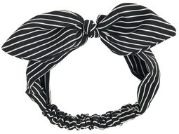Striped Bow, Banned, Hairband