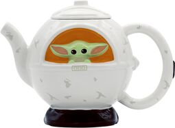 The Mandalorian -  Grogu spaceship teapot, Star Wars, Teapot