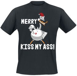 Merry Kiss My Ass!, Tierisch, T-Shirt