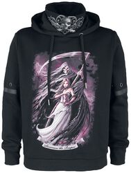 Gothicana X Anne Stokes - Hoodie with Grim Reaper, Gothicana by EMP, Hooded sweater