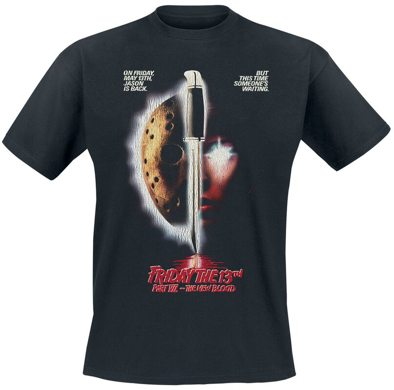 Friday the 13th Part 3 Men's A New Dimension In Terror Adult Short Sleeve T- Shirt (Small Friday the 13th Part 3 Men's A New Dimension In Terror Adult Short Sleeve T- Shirt (Small