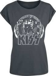 Vintage Circle, Kiss, T-Shirt