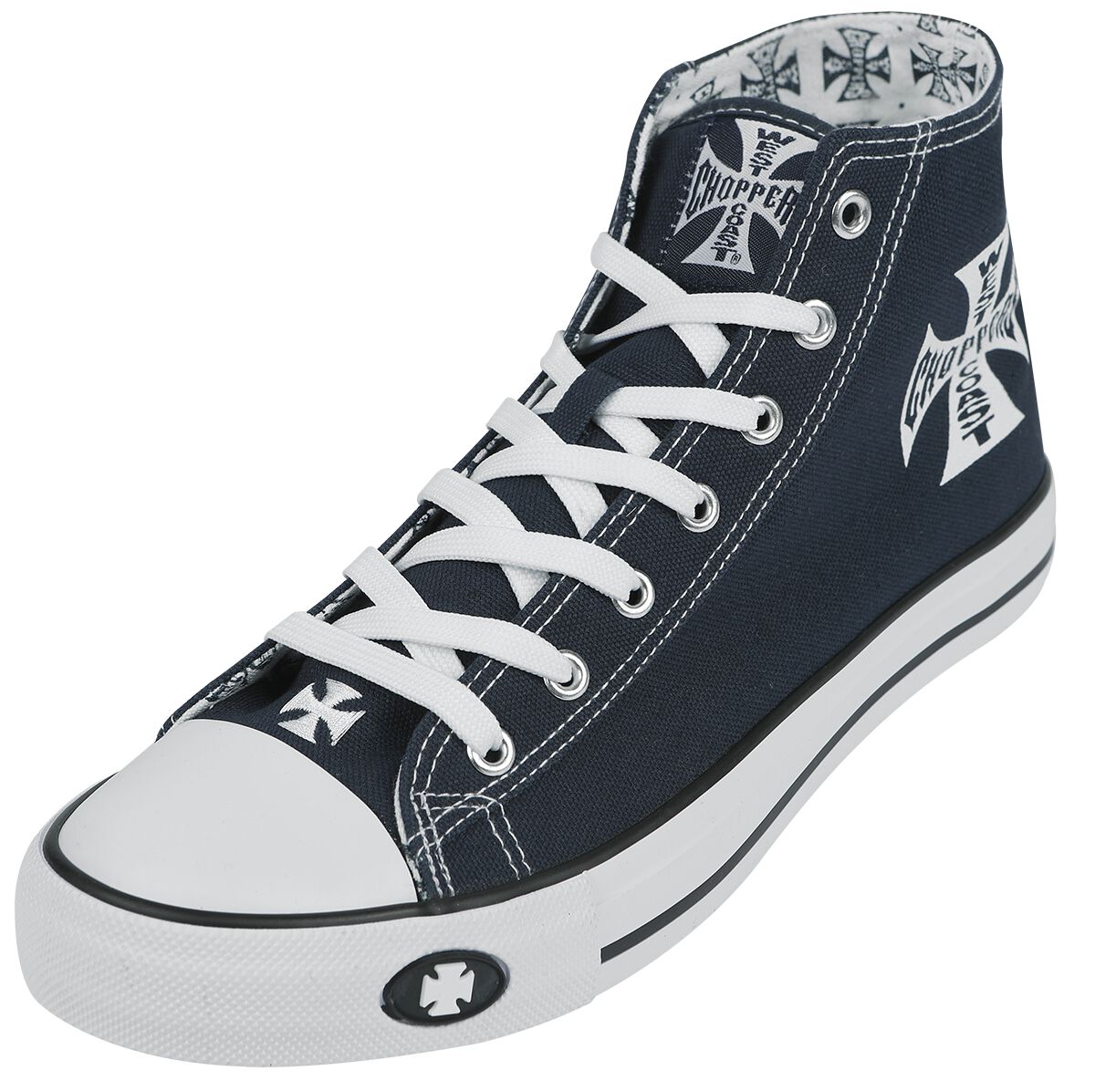Warrior Hi-Top Trainers West Coast Choppers Sneakers High EMP