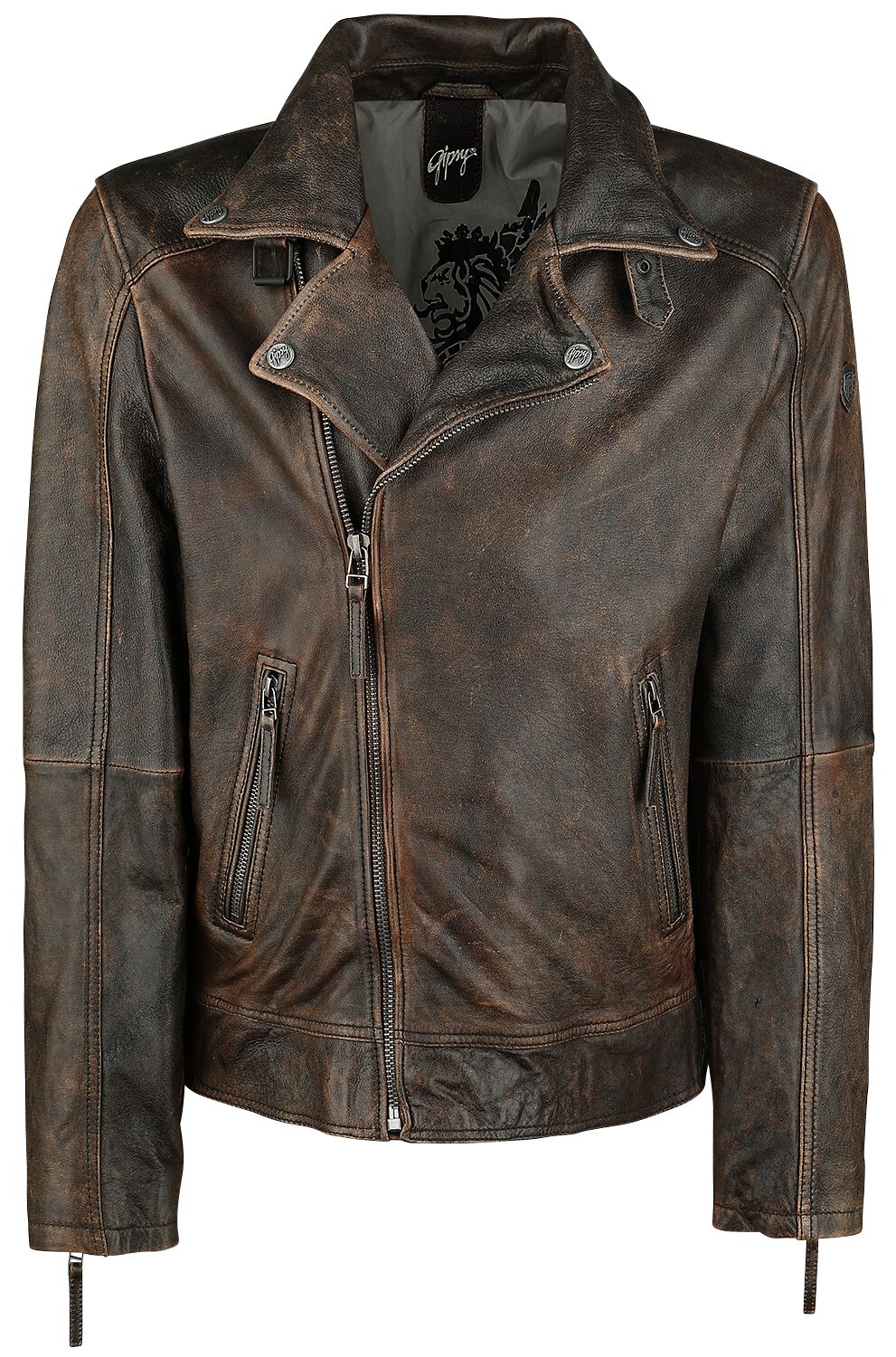 Marvin Slim Fit LANTV Mauritius Leather Jacket EMP
