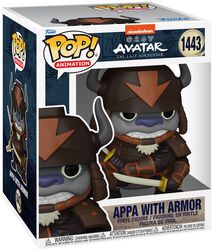 Appa with Armor (Super Pop!) vinyl figurine no. 1443, Avatar - The Last Airbender, Funko Pop!