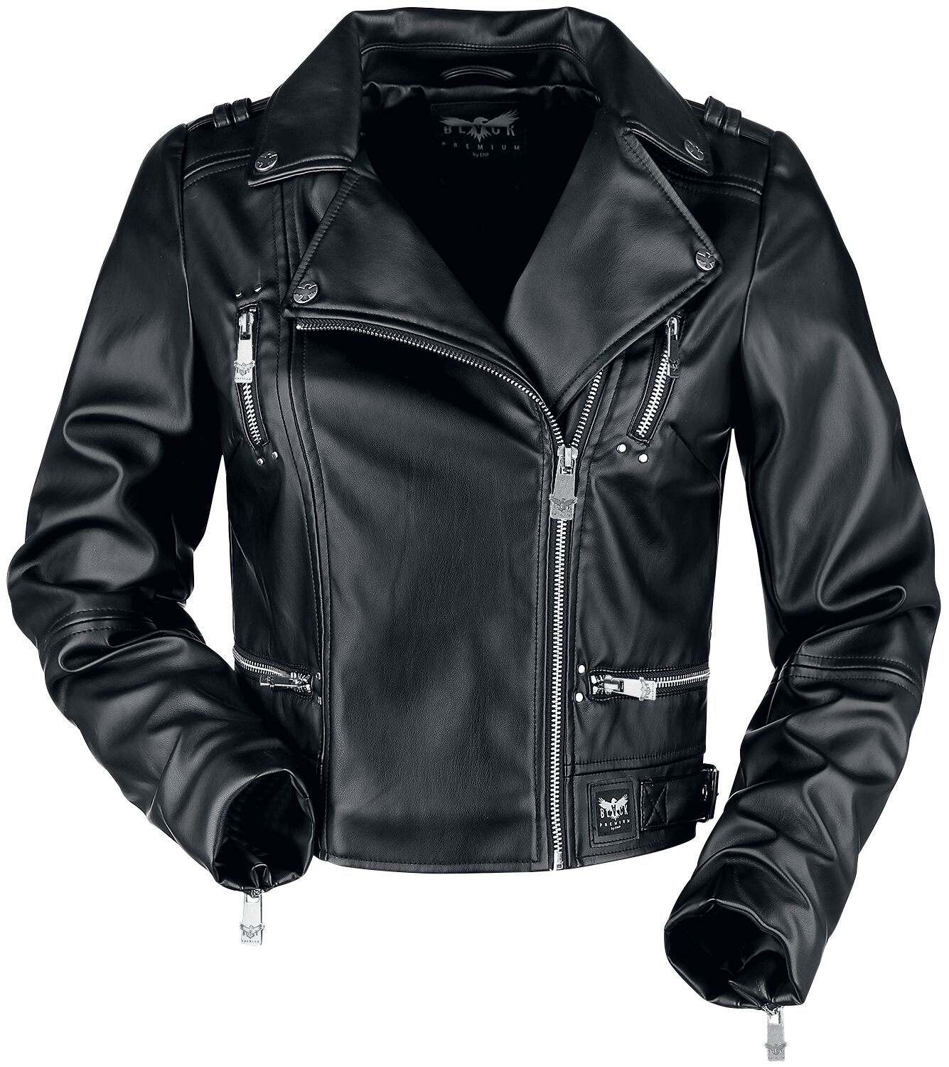 Black Premium by EMP Imitation Leather Jacket | EMP