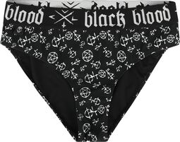 Bikini briefs with Pentagram, Gothicana by EMP, Bikini Bottom