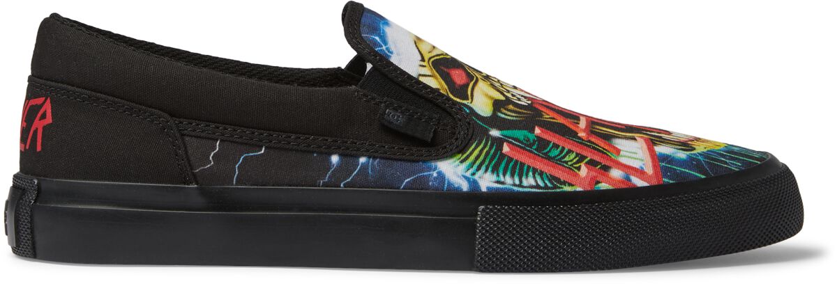 DC Manual Slayer Limited Edition Slip on, New In Original Box!! Mens 9 & 9.5 Slayer x Dc Shoes Slip-On Black Green Size 9 DM236104  main image 3