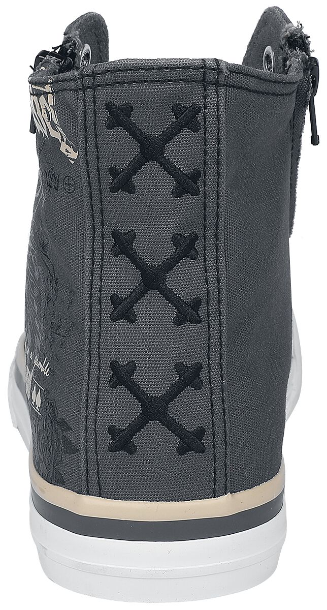 High Rocks Trainers High-cut trainers with print | Rock Rebel by EMP Sneakers High | EMP
