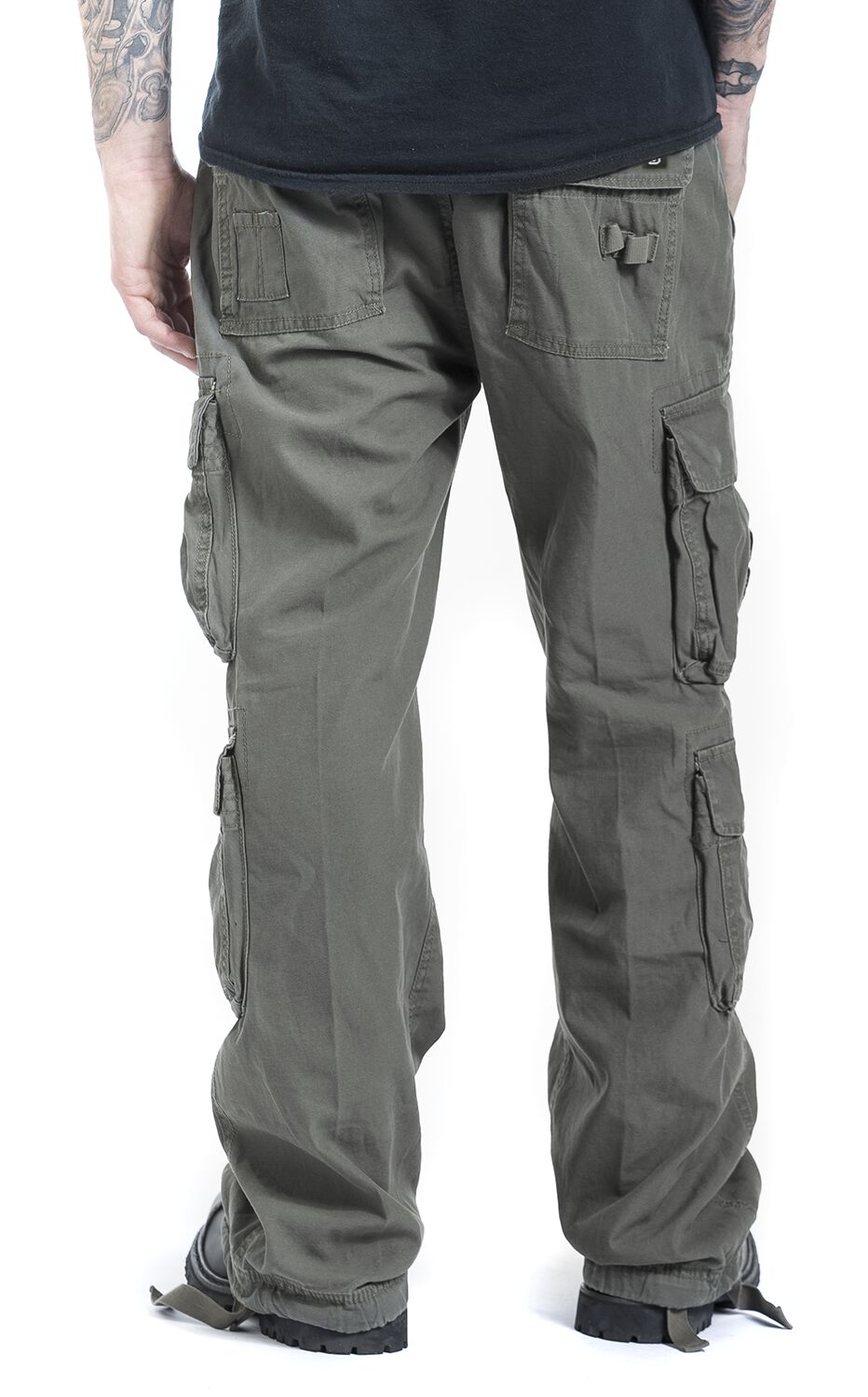 Brandit mens Flannel pants Brandit Pure Slim Fit Trousers