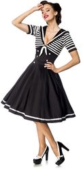 Marine-Style Swing Dress, Belsira, Medium-length dress