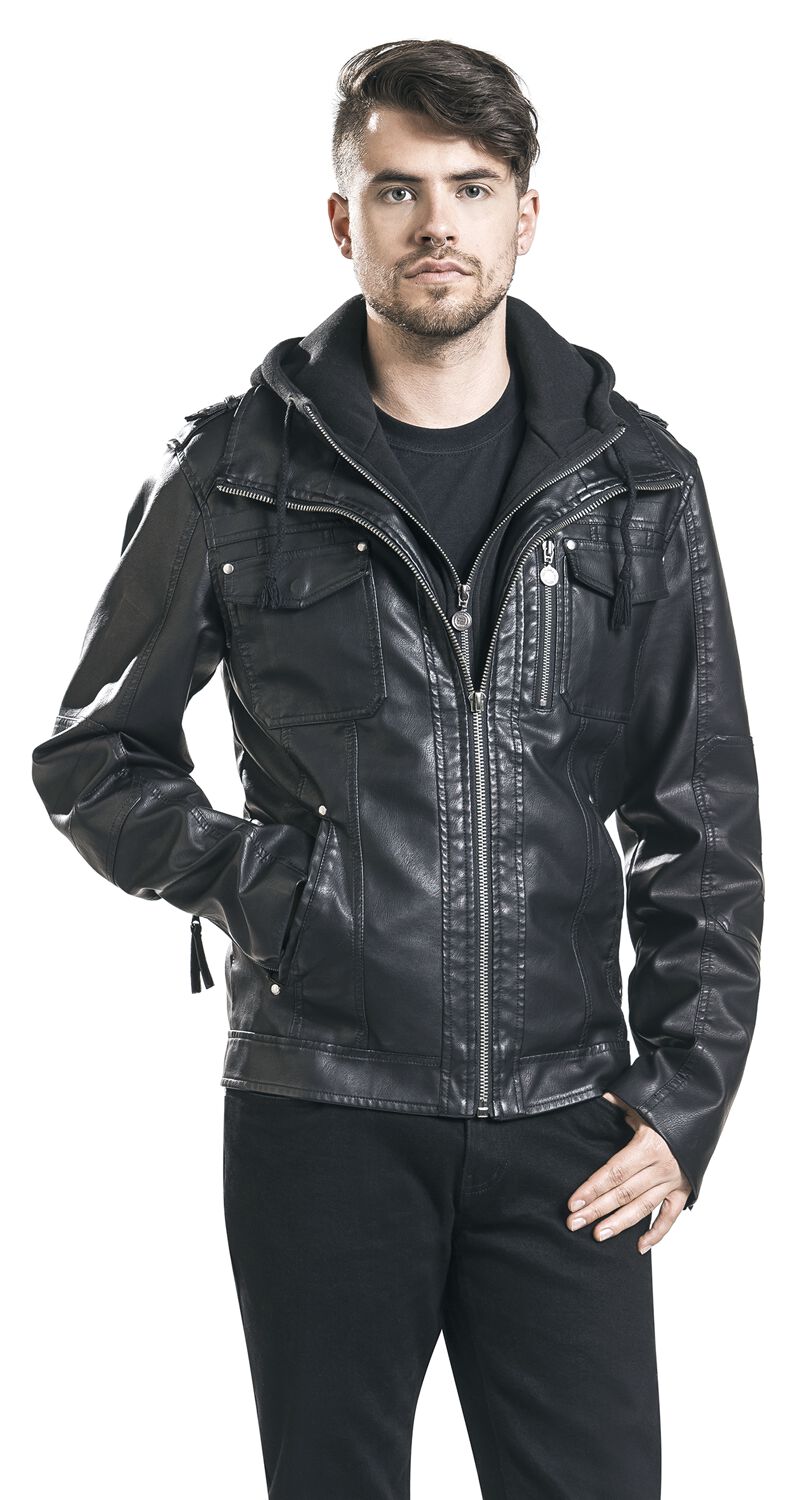 Good Riddance | RED by EMP Faux Leather Jacket | EMP