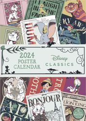 2024 poster calendar, Disney Princess, Wall Calendar