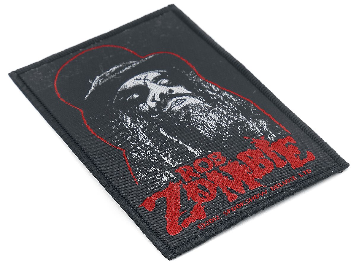 Rob Zombie - Patch Porträtt In Stoff 10x9 Cm: Accessorio Vintage Per Giacche E Zaini - 4