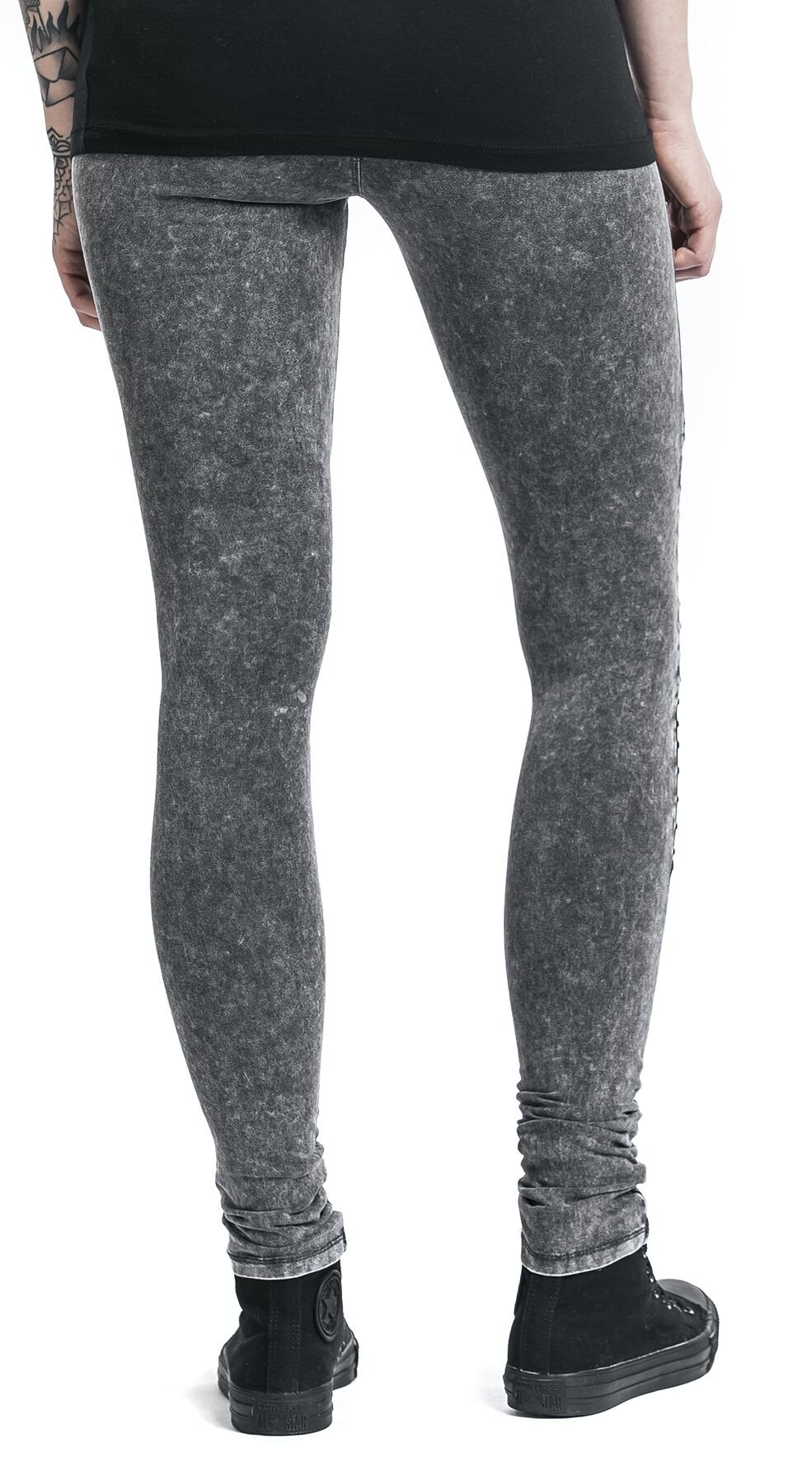 Ladies Denim Jersey Leggings Urban Classics Leggings EMP