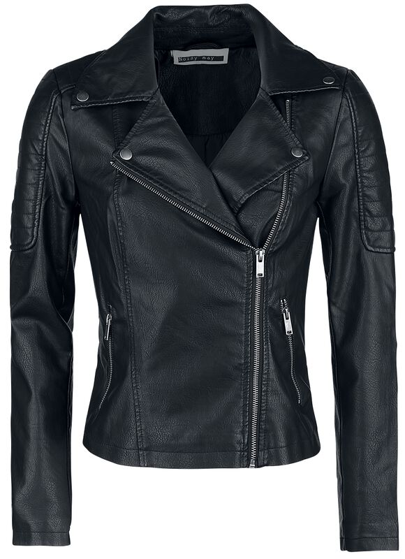 Rebel PU Jacket | Noisy May Imitation Leather Jacket | EMP