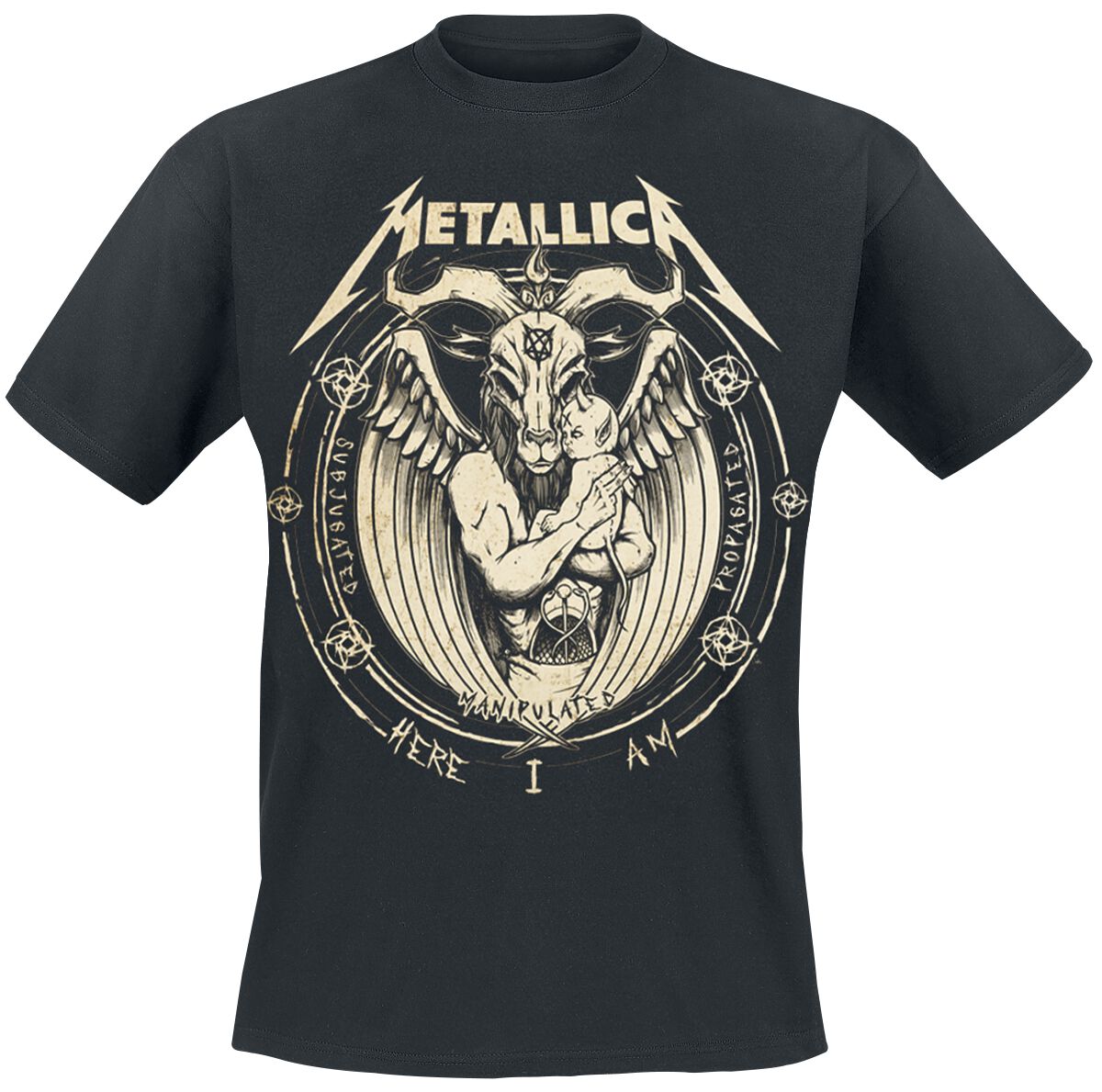 Metallica Darkness Son Uomo T-Shirt Nero S 100% Cotone Regular