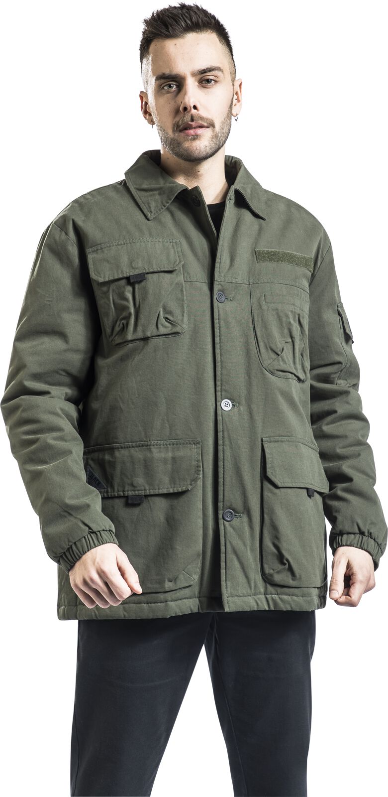 Army Field Jacket | Black Premium by EMP Between-seasons Jacket | EMP