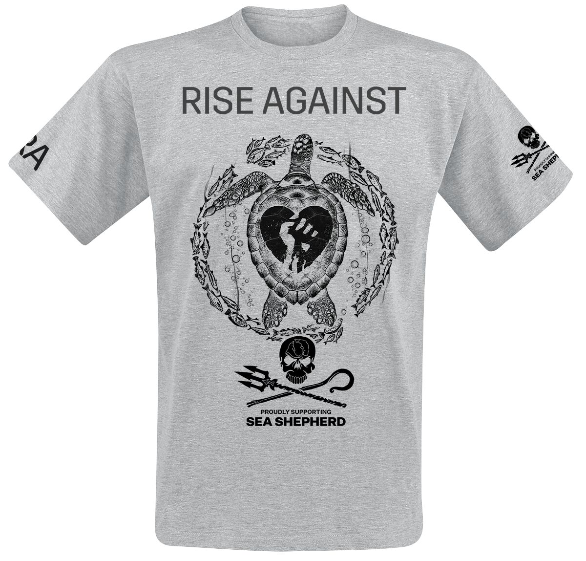 Ocean Andet symptom Sea Shepherd Cooperation - Our Precious Time Is Running Out | Rise Against T -Shirt | EMP
