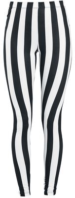 Attico Semi-sheer Striped Leggings In Black Attico Semi-sheer Striped Leggings In Black