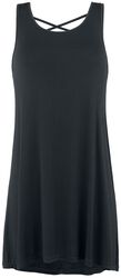 Lace Back Top, Black Premium by EMP, Short dress