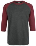 Contrast 3/4 Sleeve Raglan Tee, Urban Classics, Long-sleeve Shirt