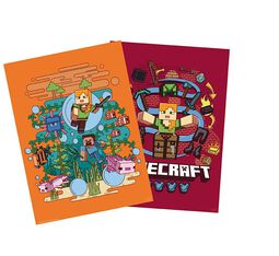 Set of two Chibi posters, Minecraft, Poster