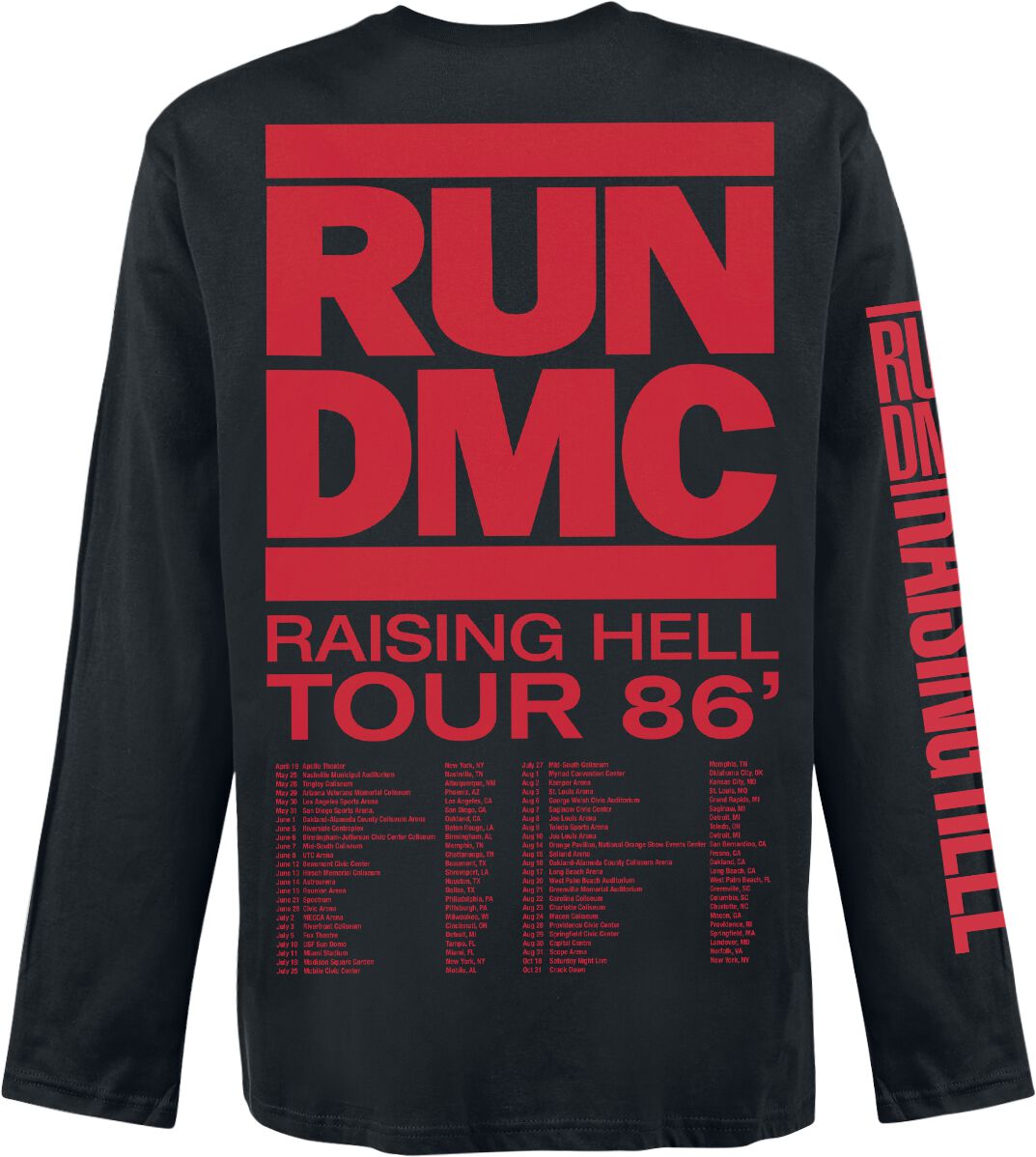 Raising Hell Tour 86 Long-sleeve Shirt EMP