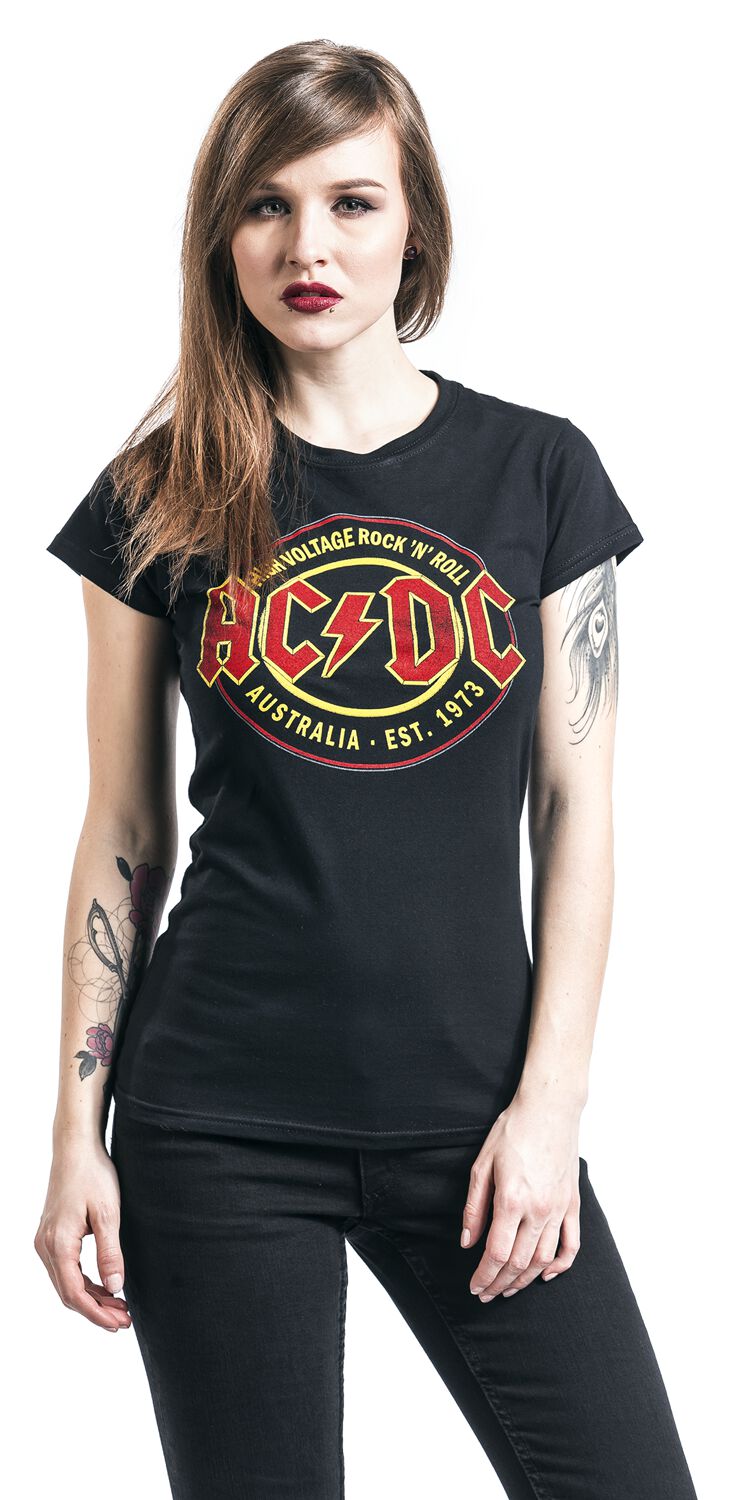 High Voltage - Australia Est. 1973 Vintage | AC/DC T-Shirt | EMP