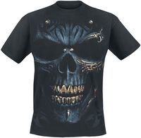 T-Shirt Uomo Spiral - Cast Out (Gothic Skull) - Nero, 100% Cotone, Regular Fit - Foto 1