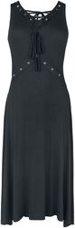 - Dress with lacing, Gothicana by EMP, Medium-length dress