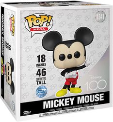 Disney 100 - Mickey Mouse (Mega Pop!) vinyl figurine no. 1341, Mickey Mouse, Funko Pop!