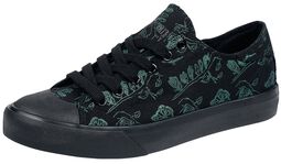 Sneakers with Butterfly Print, Gothicana by EMP, Sneakers