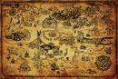 Hyrule Map, The Legend Of Zelda, Poster