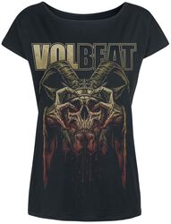 Bleeding Crown Skull, Volbeat, T-Shirt