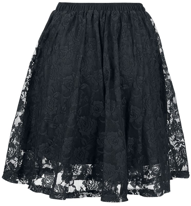 Lace Covered Skirt | Gothicana by EMP Short skirt | EMP