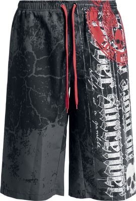 "Printed Swimshorts" Swim Shorts grey by Rock Rebel by EMP, view 1