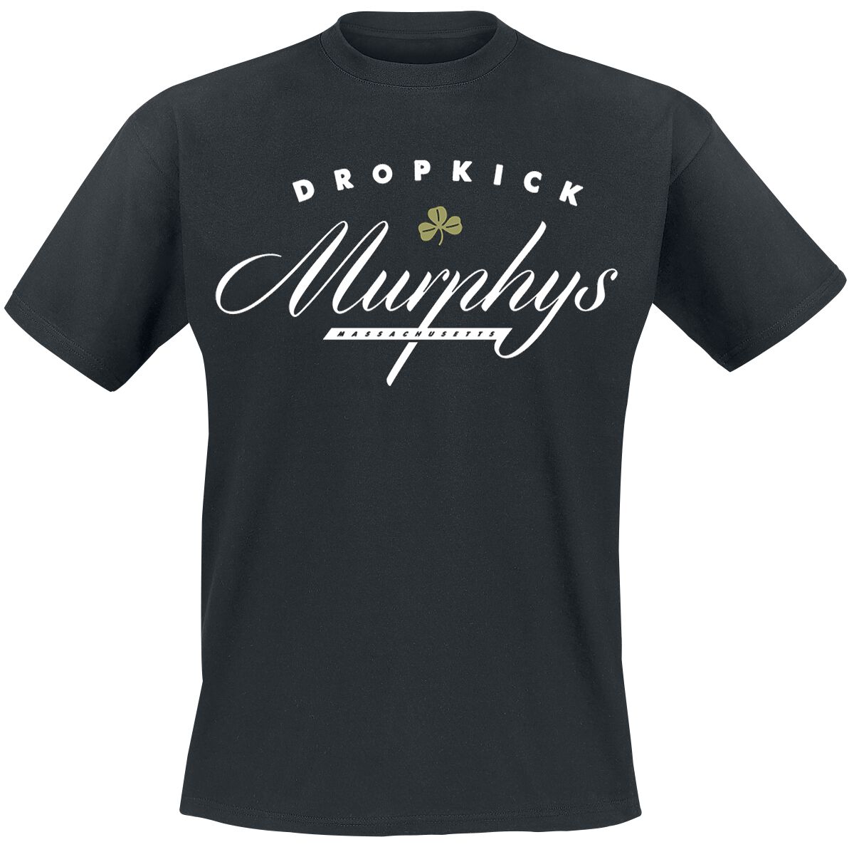 Dropkick Murphys T-Shirt Uomo Cursive Nero - 100% Cotone, Regular Fit, Taglia M - 3