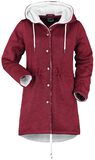 Coat with fleece lining, RED by EMP, Coats