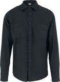 Black Cotton Shirt, Urban Classics, Longsleeve